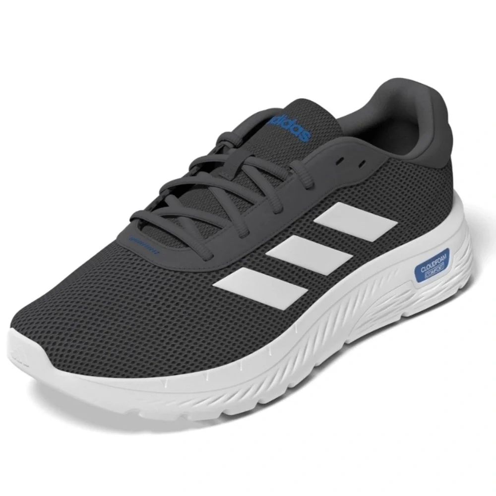 New Adidas Men's Cloudfoam Comfort Dark Gray Athletic Shoes - Picture 1 of 11